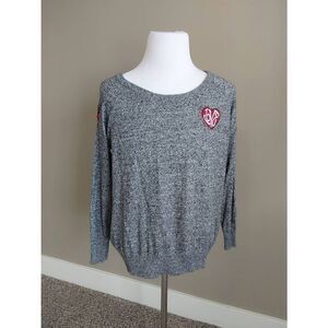 Torrid marled knit sweater Size 2 patches